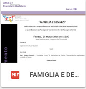 FAMIGLIA E DENARO - 25.03.14
